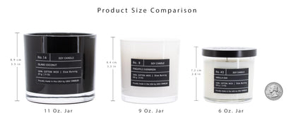 Lulu Candles | Jasmine & Apple | Smells Fresh & Fruity | Luxury Scented Soy Jar Candle | Hand Poured in The USA | Highly Scented Long Lasting (6 Oz.)