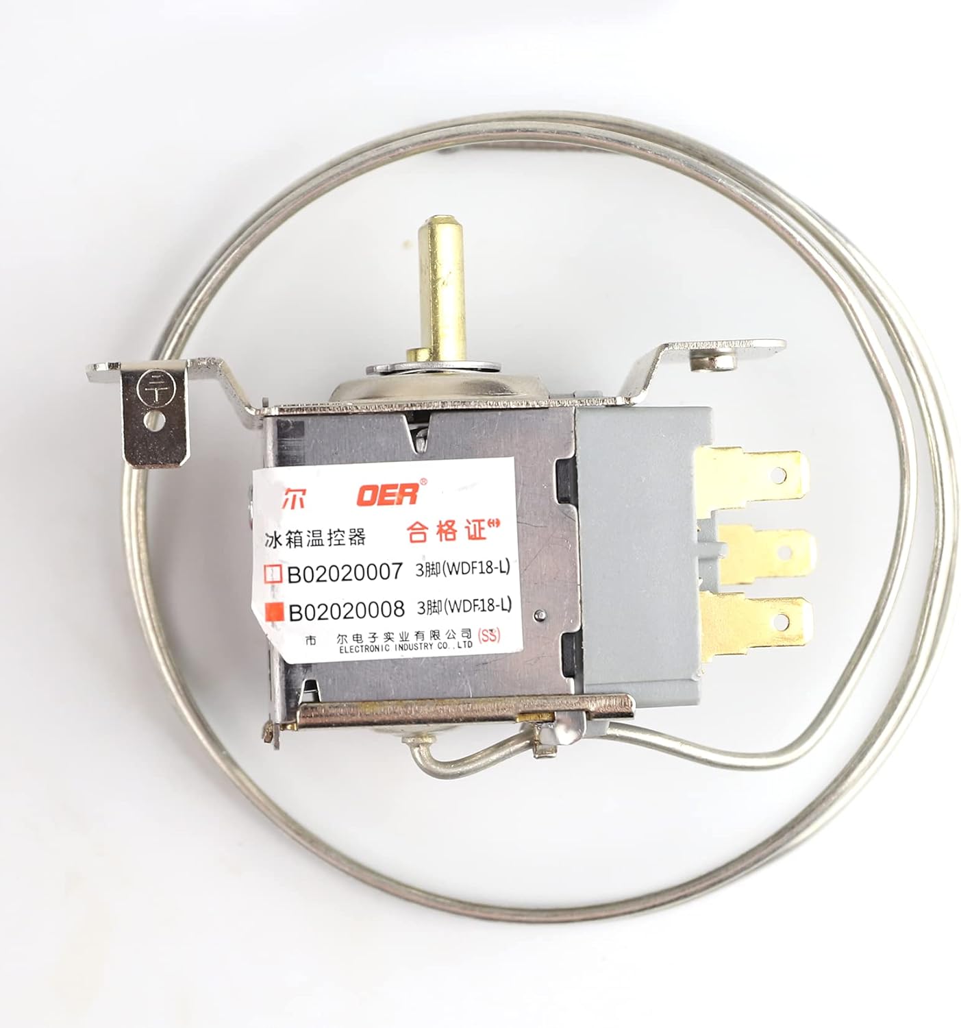 Mini Fridge Thermostat Controller, Universal Freezer Refrigerator (3 pin WDF 18gl B02020008, AC 220V 6A)