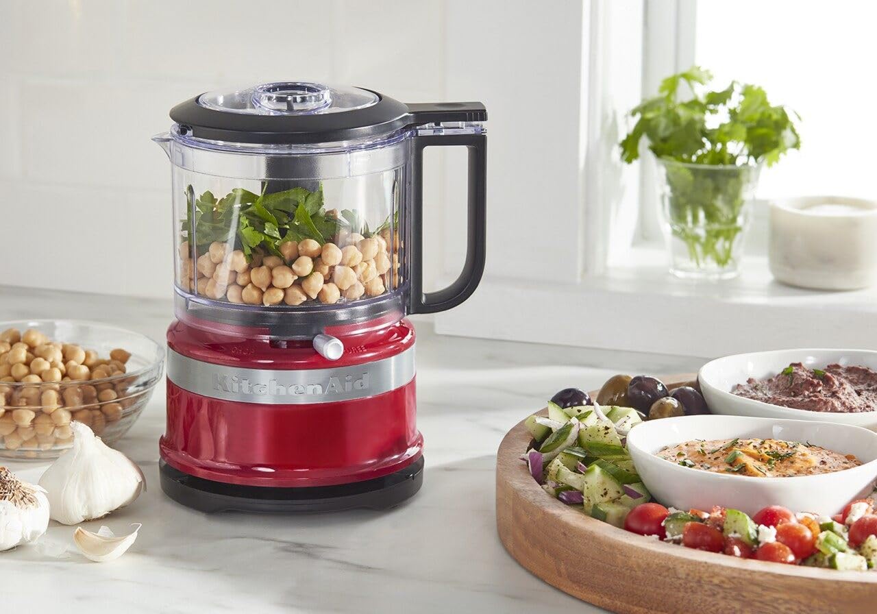 KitchenAid 3.5 Cup Food Chopper KFC3516CU, Contour Silver