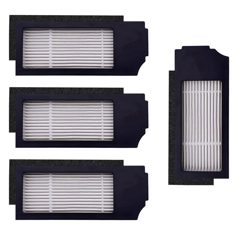 Neutop Replacement Filter Sets Compatible with Ecovacs Deebot X1 Plus/Turbo/Omni, T10 Omni/Plus, N20 Plus/Pro Plus, Robot Vacuums, 4-Pack.