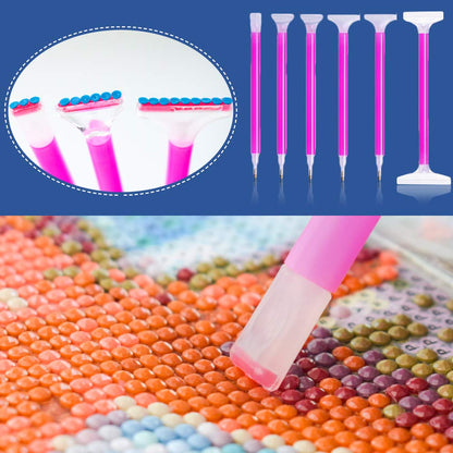 Suptikes 110pcs Diamond Painting Tools and Accessories with 44 Slots Diamond Painting Storage Containers for Adults or Kids, Apply to 5D Diamond Painting