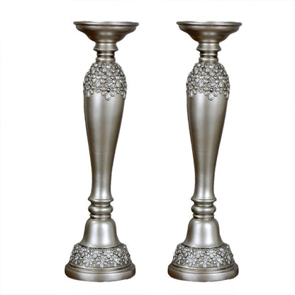 XILIN-1987 Candle Holderss Home Candle Holder Crafts Romantic Ornaments Wedding New House Decoration Candlestick Pair Decorative Candlestick (Size : B)