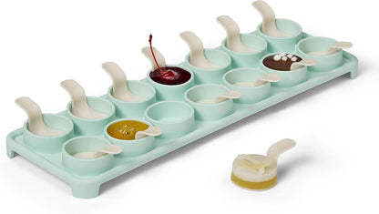 14 Boozy 14.5 1.5 5.3 Inch Rabbit Jelly Shots Edible Cocktail Maker, Silicone Jello Shot Mold with Reusable Spoons