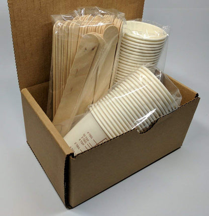 NSI Small Batch Mixing Kit: 50 Graduated Cups and 50 Sticks for Paint, Resin, Epoxy
