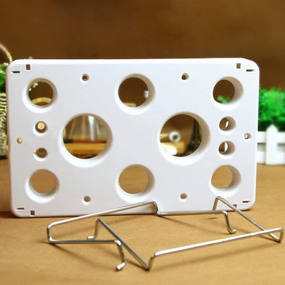 Piping bag shelf Decorating bag rack Cake decorating frosting bag rack Stainless steel feet Cake tools DIY baking 12 cavity cream bag rack (2 Packs)