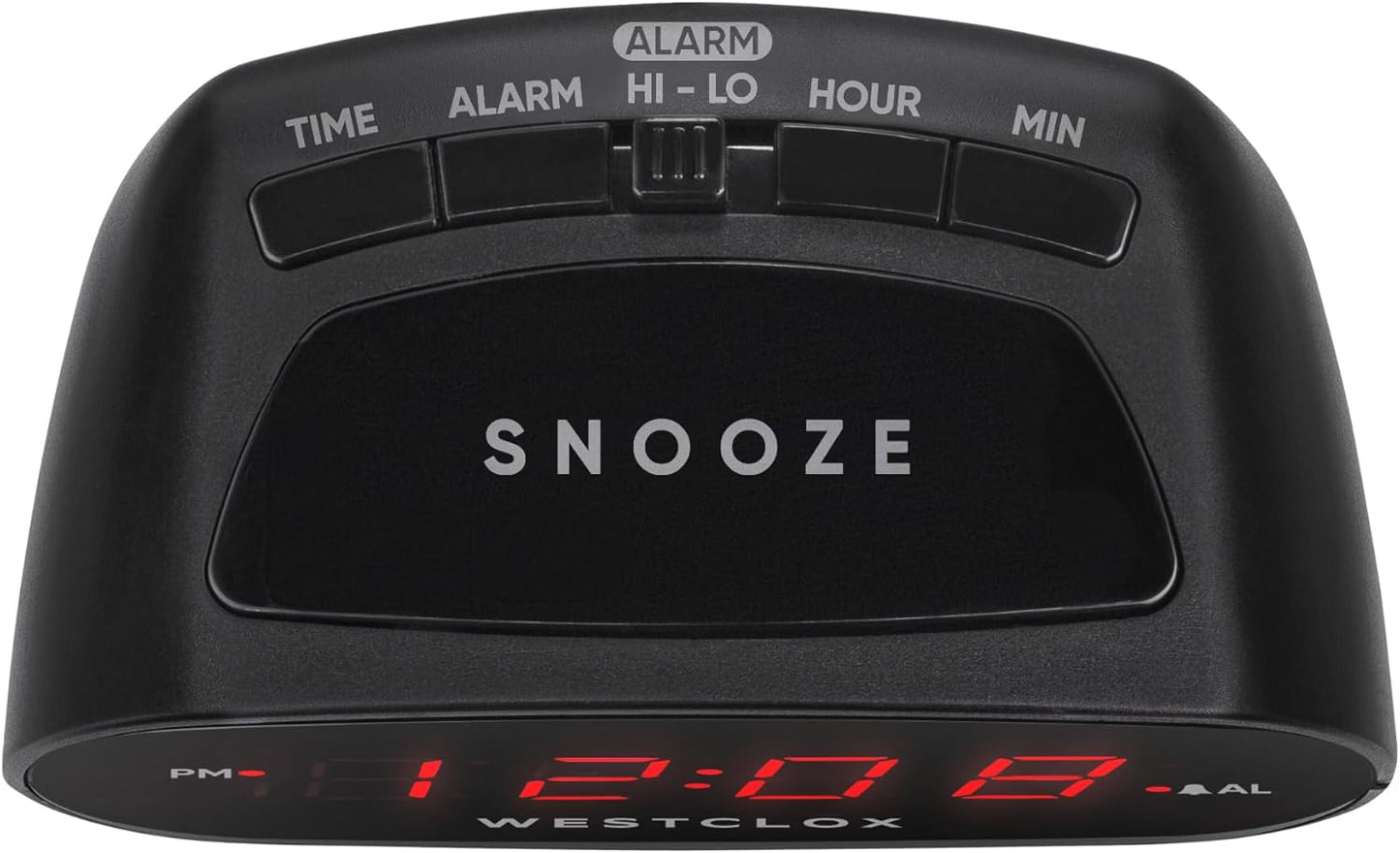 Westclox Simple Digital Alarm Clock with LED Display, Easy to Operate (Single Alarm)