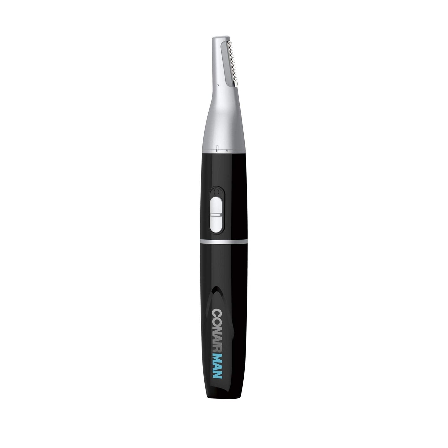 ConairMAN All-in-One Personal Trimmer for Men, for Nose, Ear, Eyebrows and Sideburns Hair Trimmer, 4 piece Men's Grooming Kit, Lithium Battery-Powered