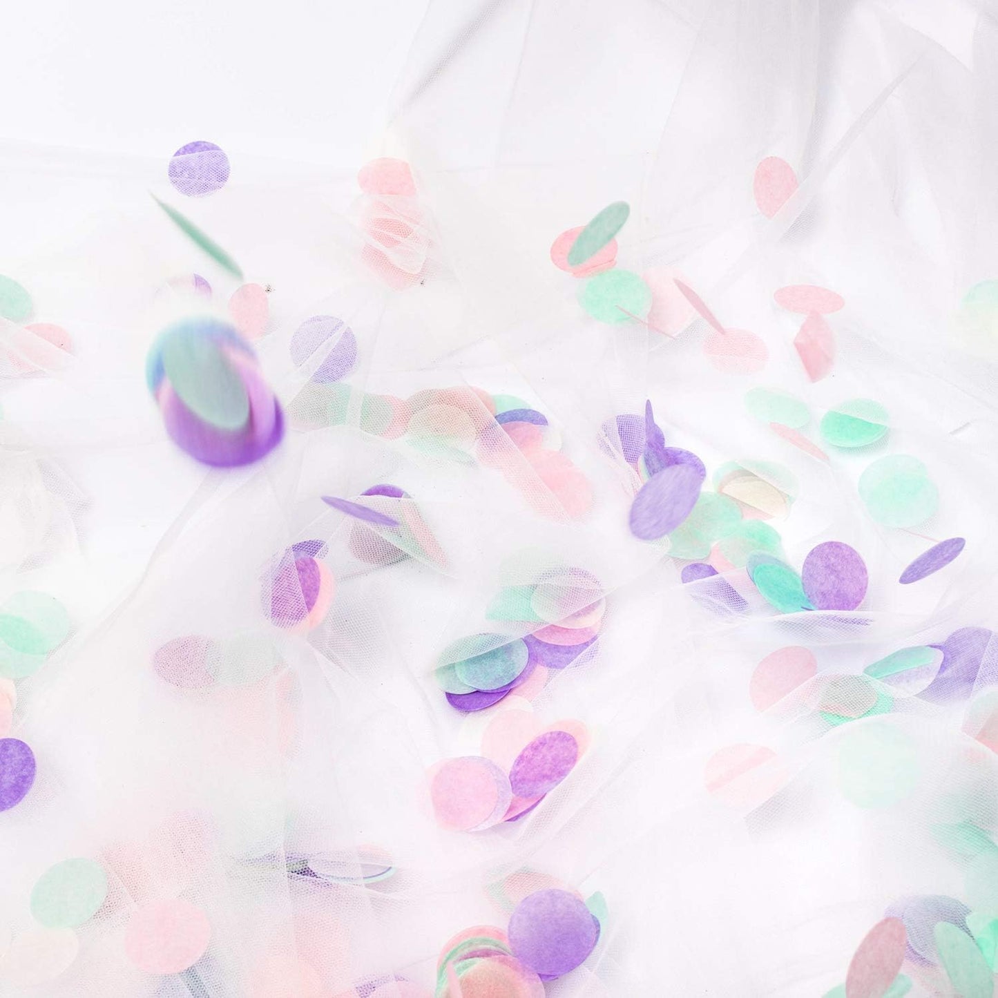 Whaline 1 Inch Paper Confetti - Round Tissue Confetti, 6000 Pieces for Party, Wedding, Holiday, Birthday