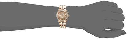 RELIC by Fossil Women's Queen's Court Three-Hand Date Rose Gold Stainless Steel Bracelet Dress Watch (Model: ZR12163)