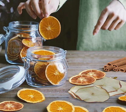 Dried Orange Slices Bulk Natural Orange Fruit Slices with Jute Rope Christmas Tree Decorations DIY Craft Ornaments Hanging Garland Wreath Making Supplies for Xmas Holiday Farmhouse Rustic Decor