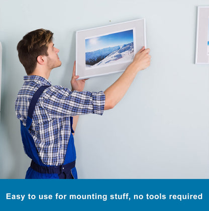3M Double Sided Tape 2in X 9.85ft，Heavy Duty Removable Mounting Tape, Picture Hanging Adhesive Strips