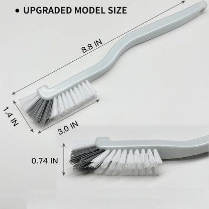 jeufond Kitchen Scrub Brush, Angle Cleaning Brush, Right Angle Scrub Brush for Sink Household Dish Pot Pan Edge