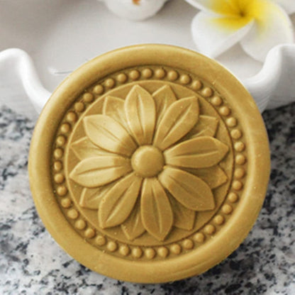 Silicone Bath Bomb Mold Soap Making Mold Handmade Craft DIY Wax Resin Plaster Clay Mould Flower (14262-B)