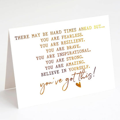PUGAILA Heartfelt Encouragement&Support Card, Sympathy, Get Well, Affirmation, Positive Sobriety, Thinking of You, Speedy Surgery Recovery Card&Gift for Family Friend Coworker Cancer Patients