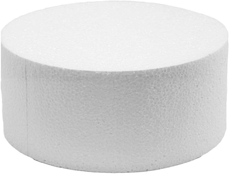 13 4 Inch Dummy Global Sugar Art x Cake Styrofoam Fake Cake for Decorating, Display & Practice