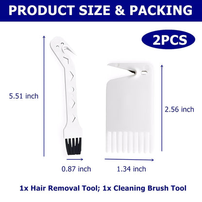 2 Packs Universal Robot Vacuum Brush Cleaning Tool Handheld Vacuum Cleaner Brush Kit Compatible with j7,i7,s9,i4,i3,694 Series Robot Vacuum