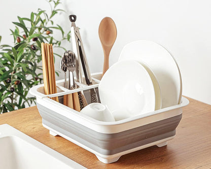 Drying Rack Kitchen, Dish Drying Rack, Collapsible Dish Racks for Kitchen Counter, Suitable for Kitchens, Motorhomes,