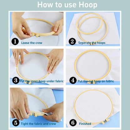 DIY Punch Needle Kits Goose and Flower Garland Easy for Beginners Embroidery Starter Set with Hoop Stress Relief Craft Hobby and Home Decor 20x20cm