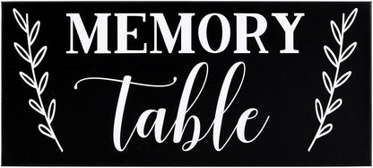 Juvale Celebration of Life Decorations – Memory Signs for Funeral, Memorial Service, Graduation, Wedding, and Birthday