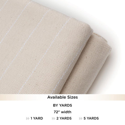 The Oxford Company Monk's Cloth | Punch Needle Fabric- Foundation Cloth Suited for Punch Needle Rug Hooking (1 Yard (72" Width))