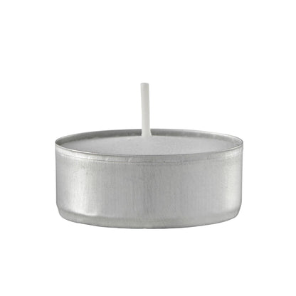 D’Light Online 5 Hours Long Burn Time Unscented White Tealight Candles in Aluminum Cup for Home Decor, Wedding, Holiday, Restaurants, Shabbat, Spa or as a Emergency Candle - Set of 125