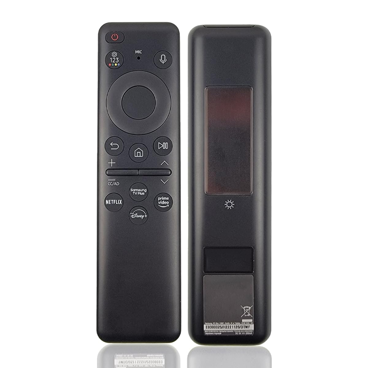 Ceybo Original Solar Voice Remote Control Replacement with YouTube Netflix Shortcut for Samsung Smart TVs, Compatible with Neo QLED 8K, QLED (BN59-01480A)