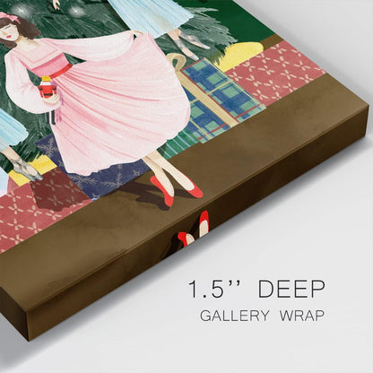 Renditions Gallery Fantasy Canvas Artwork - Beach House Decor, Lady Fairy Christmas Nutcracker Modern Paintings