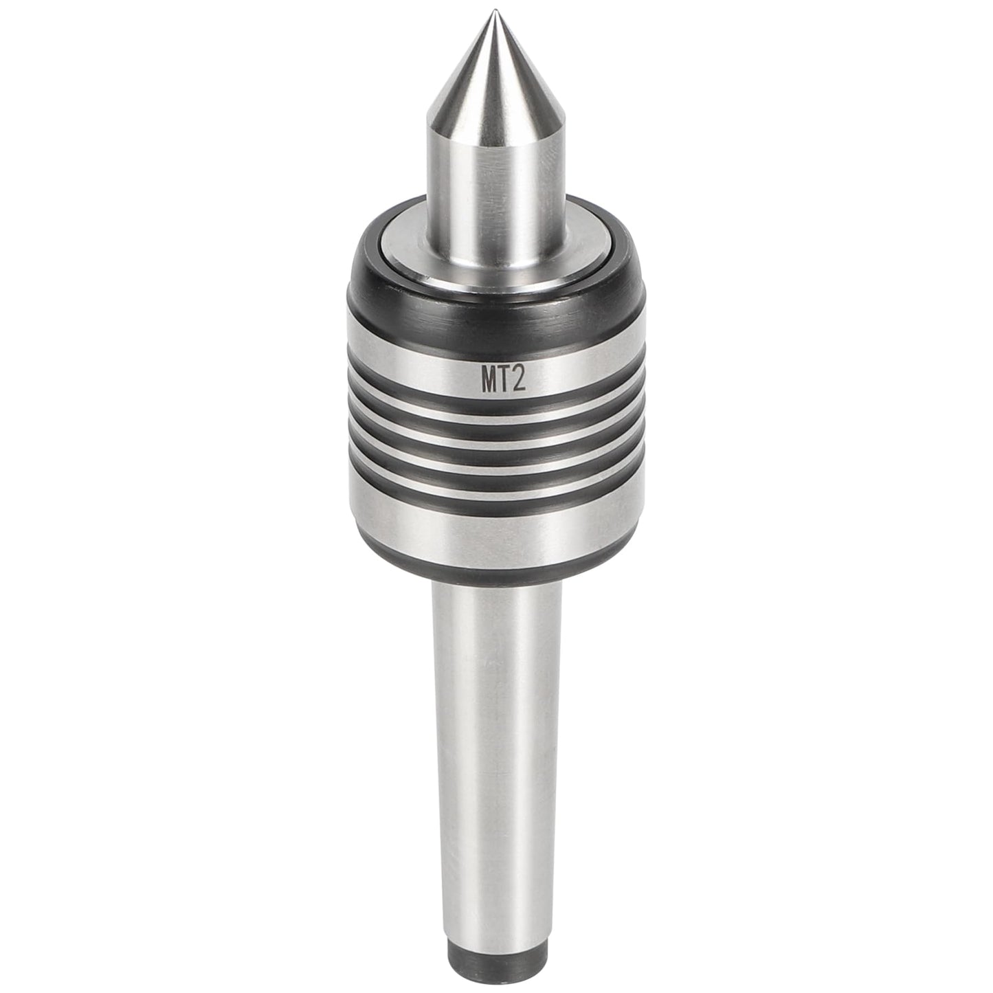 TSMIMTS MT2 Morse Taper Live Center - High Precision Hardened Steel Bearing, Rotating Head for Lathe Tailstock, Metalworking & Wood Turning Accessories