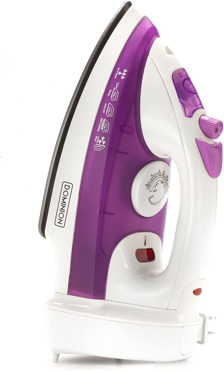 Dominion STEM Iron with Retractable Cord, Purple