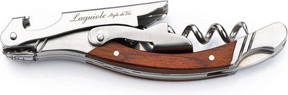 Laguiole Style de Vie Corkscrew, Bottle Opener with Foil Cutter, Rosewood