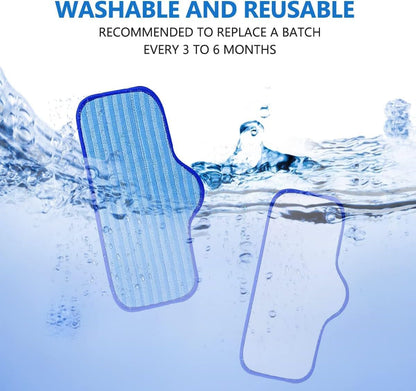 KEEPOW Microfiber Pads - 8 Pack Washable Pads for Dupray Neat Steam Cleaner