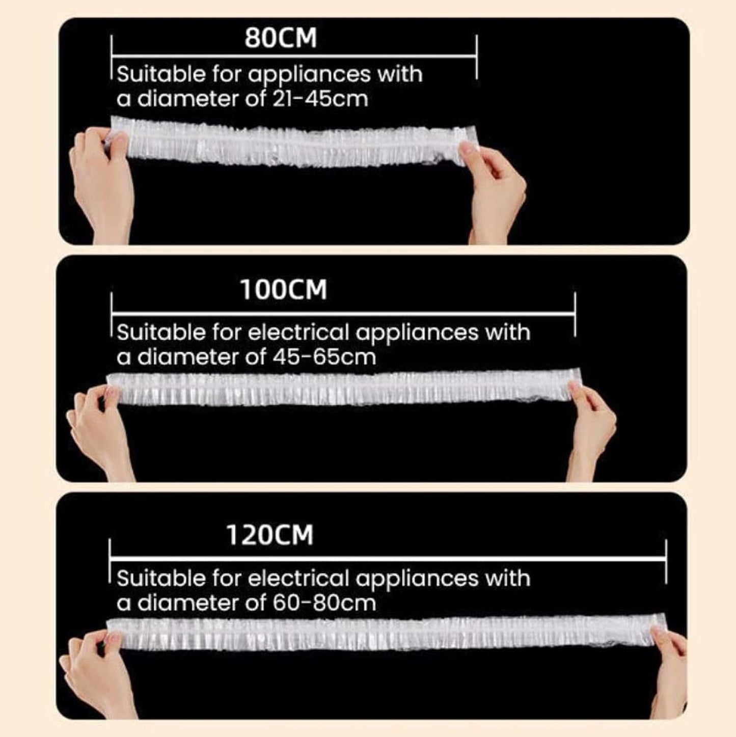 10Pcs White Thickened Disposable Dust Cover, Universal Kitchen Appliance Protective Cover for Household Use