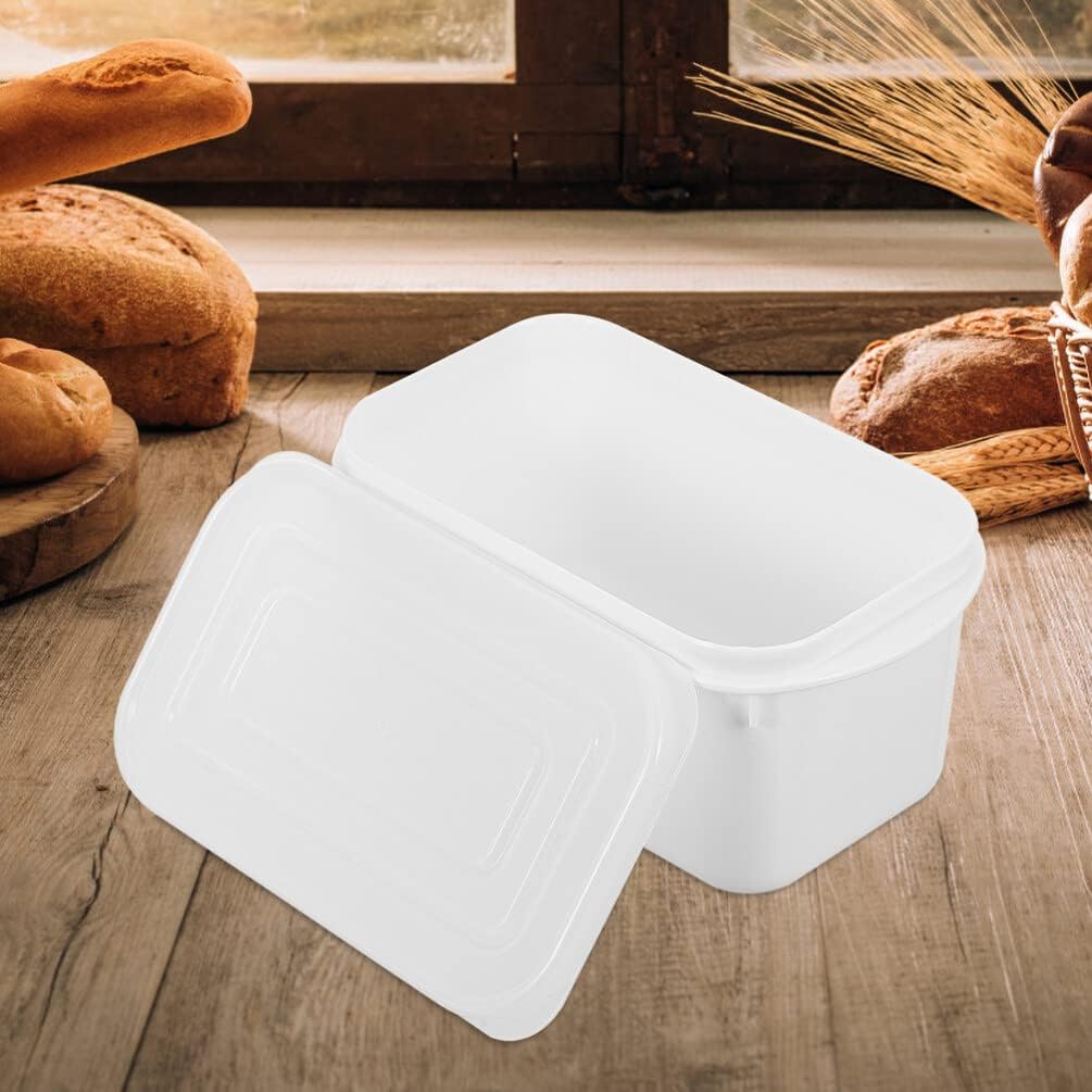 Mipcase Plastic Butter Dish with Lid, 700ml Cheese Storage Container for Kitchen.