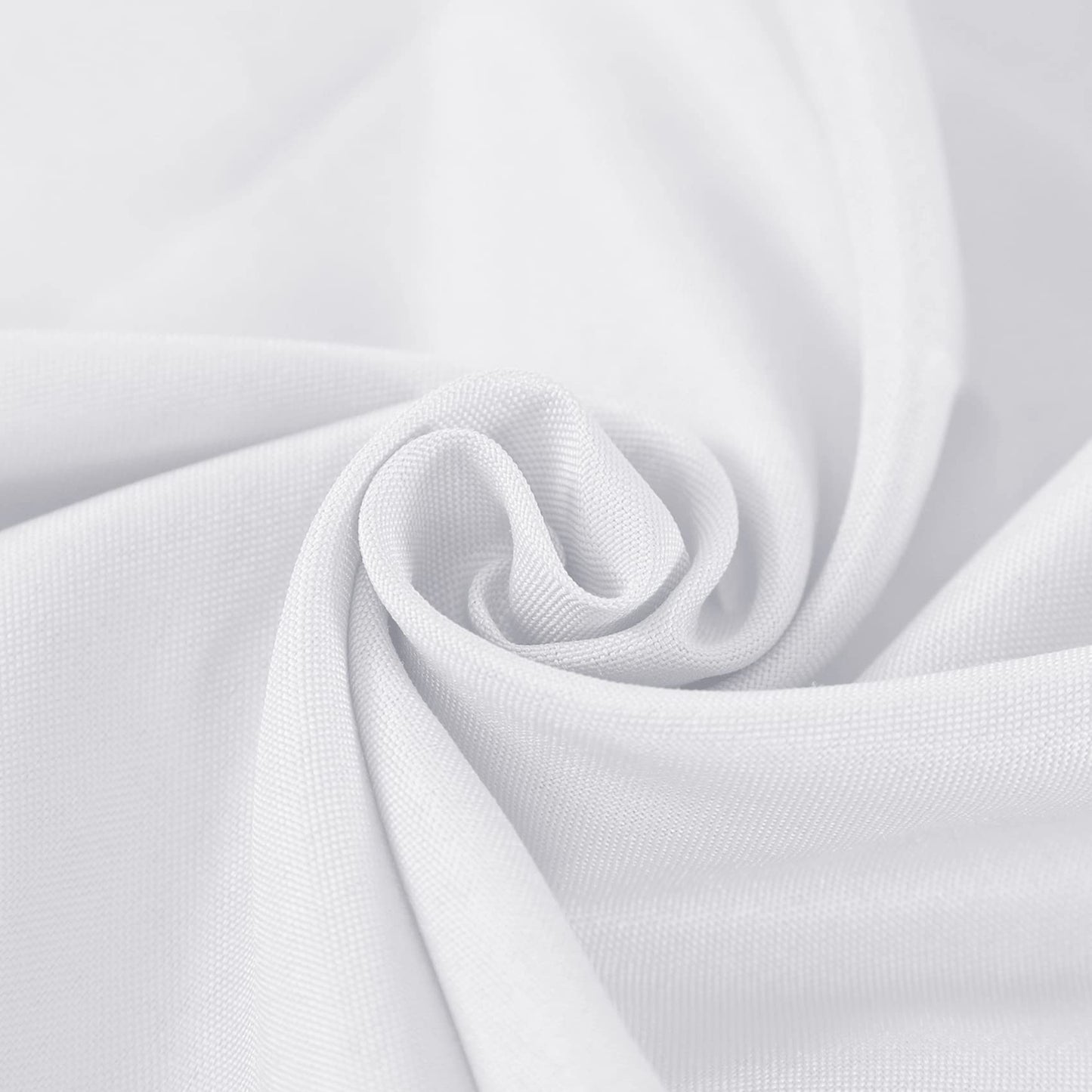 Fokitut 6 Pack Rectangle Tablecloth, 90x156 Inch, Stain Resistant and Wrinkle Polyester Table Cloth, Fabric Table Cover for Kitchen Dining, Wedding, Party, Holiday Dinner-White