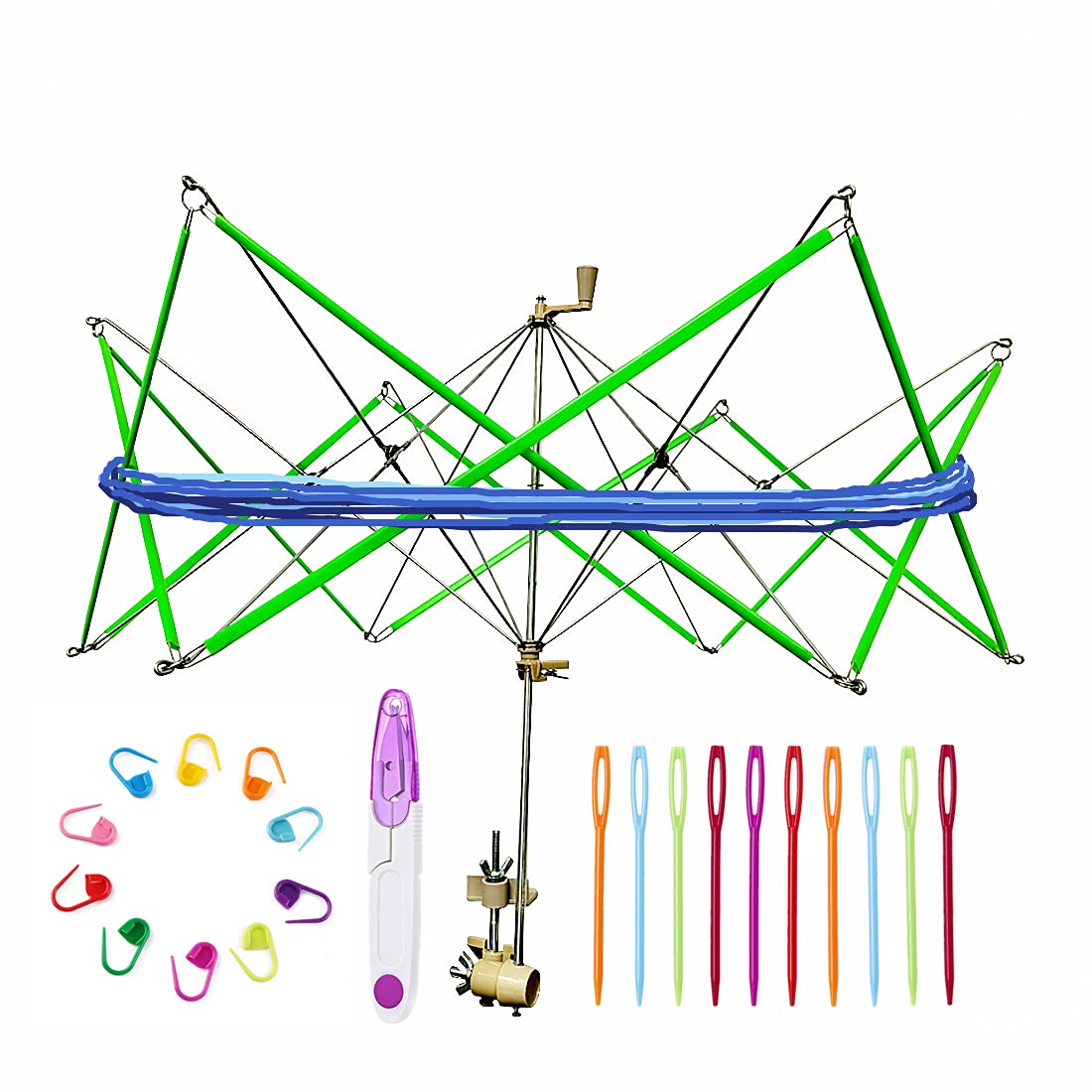 Yarn Swift Yarn Ball Winder Umbrella Knitting Holder for Skeins
