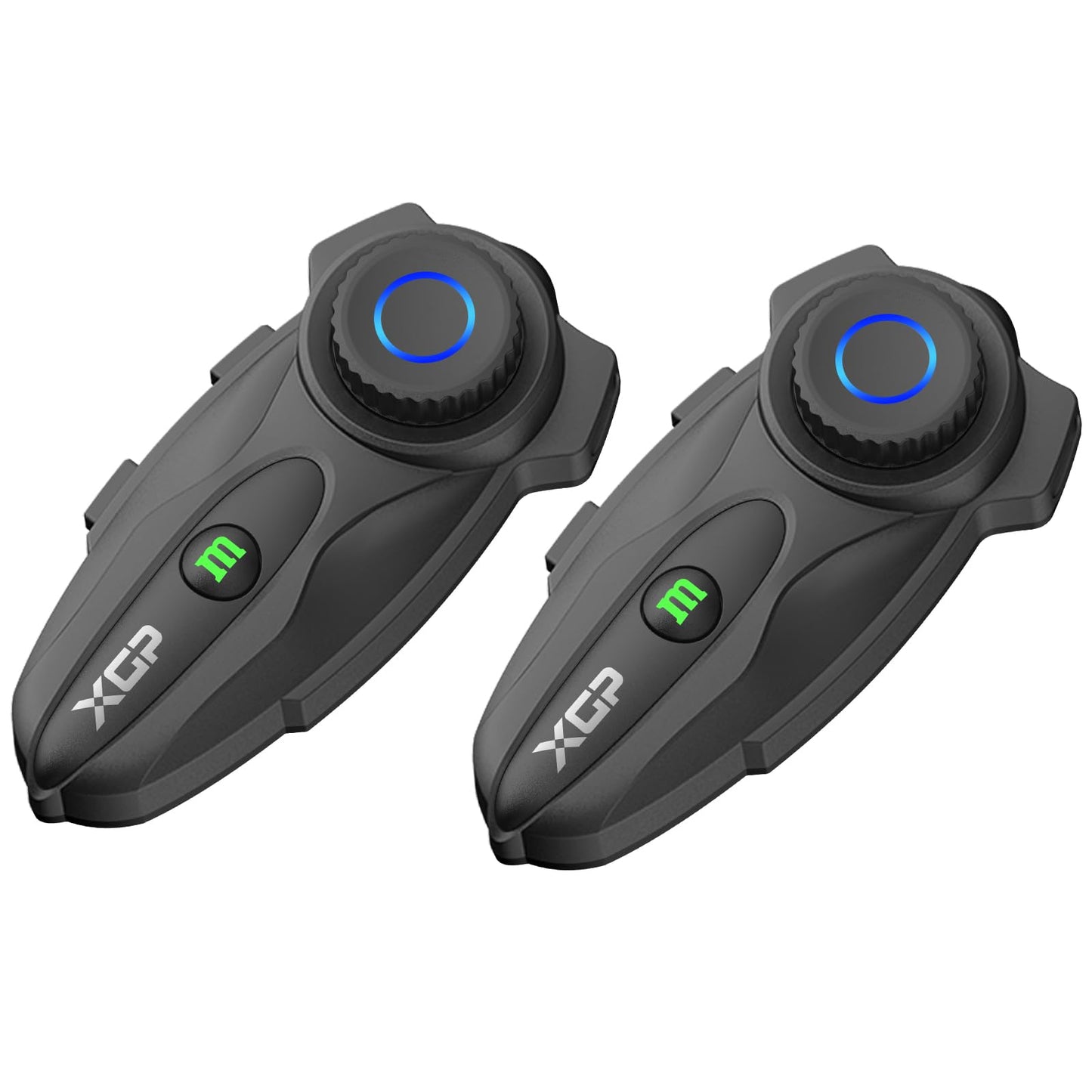 X10 10 Riders Group Mesh Motorcycle Intercom, 3000m Motorcycle Bluetooth Headset V5.3 with Audio Multitasking/Music Sharing, Helmet Communication Systems for ATV/Snowmobile/Ski, 2 Pack