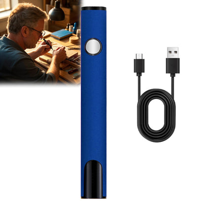 2025 Rechargeable Thread Burner kit Digital Thread Zapper Tool Burning Pen For Beading Leather Craft Sewing Weaving And Stringing Molten Wax Carving Wooden Board Hot Stamping (blue)