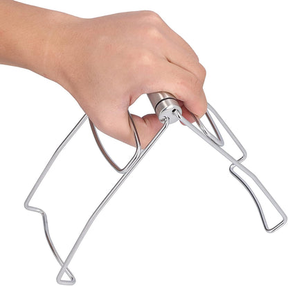 Hot Plate Tongs, Bowl Clip Dish Gripper with Strong Grip for Kitchen, Home, and Restaurant Use