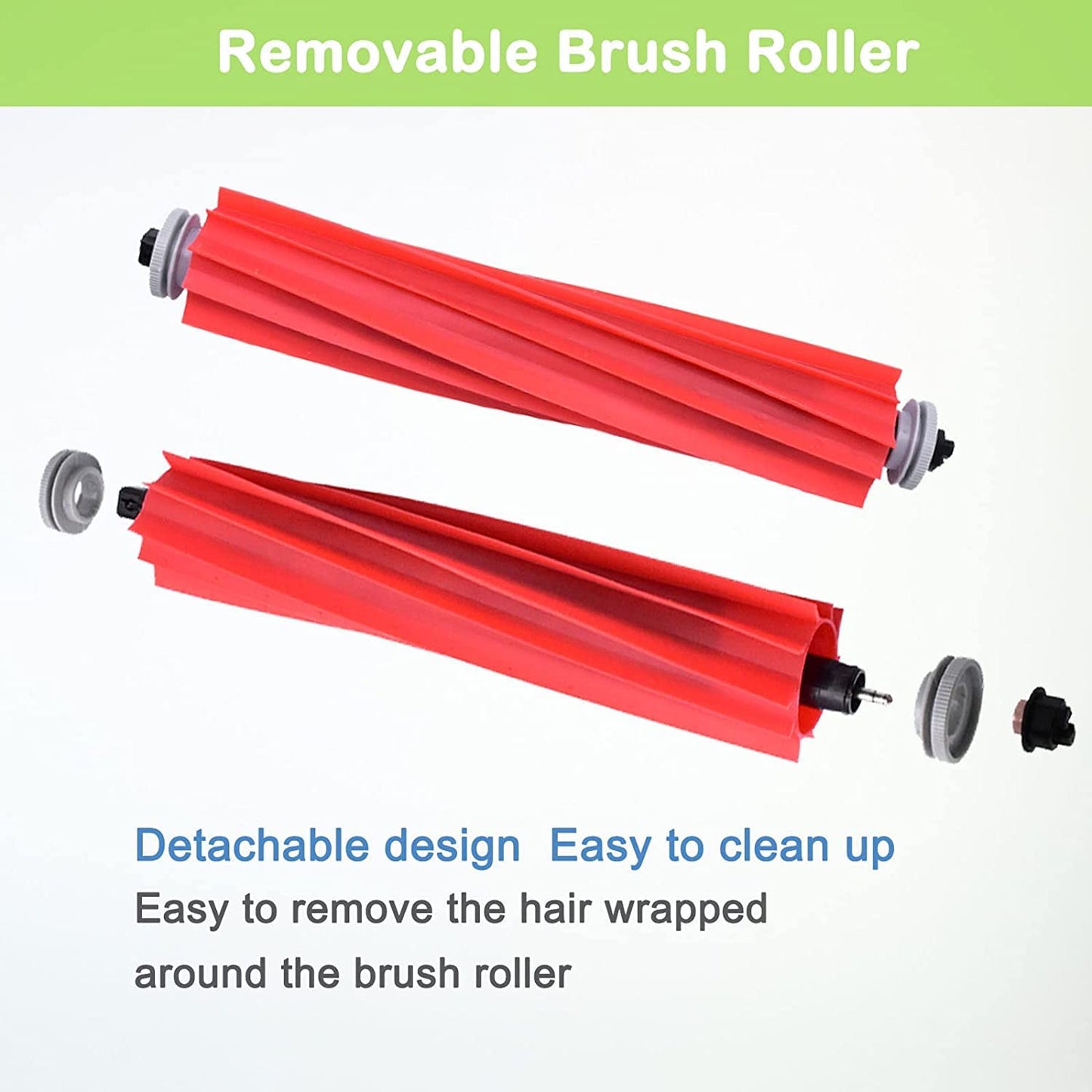 CauYien Roller Brush Replacement Compatible for Roborock S7,S7+,S7 MaxV,S7 MaxV Plus,S7 Max Ultra T7S,T7SPlus,Q7,Q7 +,Q7 Max,Q7 Max+,Q Revo,Qrevo MaxV,Qrevo S Robot Vacuum
