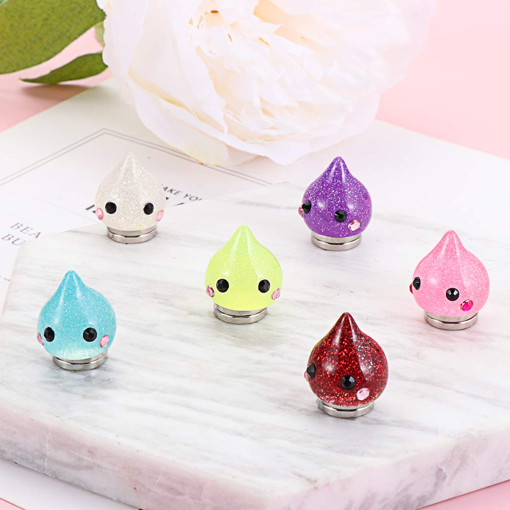 DSLONG 6PCS Diamond Painting Magnet Cover Holder, Diamond Painting Magnet Cover, Cross Stitch Diamond Painting Holder, Suitable for DIY Diamond Painting Colored Art (Cute)