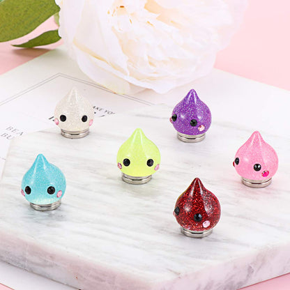 DSLONG 6PCS Diamond Painting Magnet Cover Holder, Diamond Painting Magnet Cover, Cross Stitch Diamond Painting Holder, Suitable for DIY Diamond Painting Colored Art (Cute)