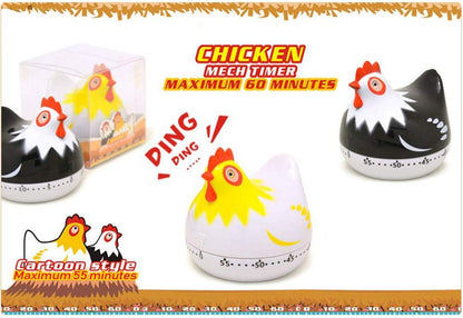 Chicken Cartoon Kitchen Timer, Cute Cooking Timer Reminder Countdown for Baking
