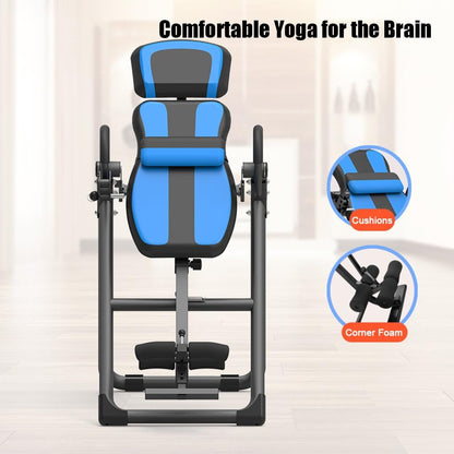 RIEJIN Inversion Table with Ankle Relief and Safety Features, Improve Posture and Spinal Health