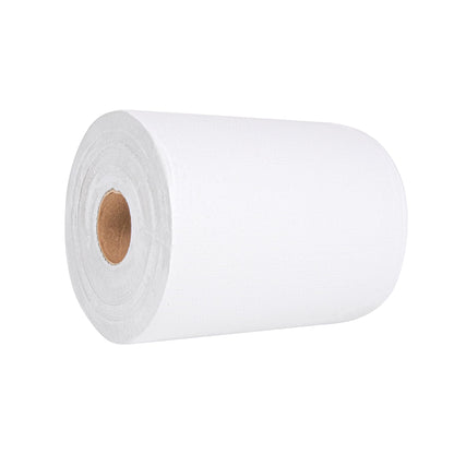 Restaurantware-Paper Towel Roll 600' x 1 Roll Long Paper Towel 8" Wide Hand Towel Roll 1 Ply Universal Dispenser 2" Core Hardwound High Absorbency Everyday Use For Commercial Washroom White