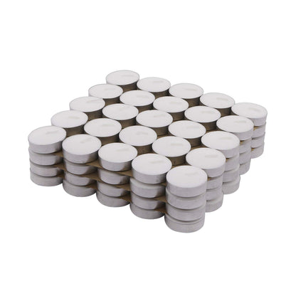 Wax Unscented Tealight Candles Pack of 100 for Diwali Decoration | Long Burning | Smokeless | Candles for Home Decor, Offices, Dining & Special Occasions (Pack of 75 White)