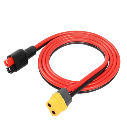 YACSEJAO 12AWG XT60 to Solar Panel Connector 1M XT60 Female to 45A Connector Extension Cable for Outdoor Power Bank