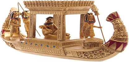 Puckator 10cm Gold Egyptian Canopy Boat - Height