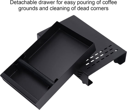 Stainless Steel Coffee Knock Box Drawer, Thickened Coffee Residue Powder Box for Household Shop, Coffee Machine