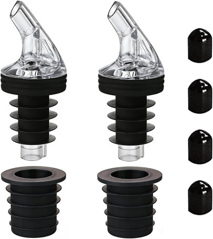 ziHenryDa 2-piece 4 Olive Oil Pour Spout for Olive Oil Dispenserfor big-small bottle olive oil dispenser