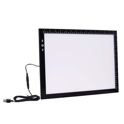 HSK B4/A3s LED Artist tracing Light Box Copy Table, Adjustable High Brightness Light Pad for Tatto Drawing, Sketching, Animation,Diamond Painting Accessories